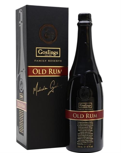Gosling\'s Family Reserve Old Rum Bermuda 40 alkoholprocent og 70 centiliter 